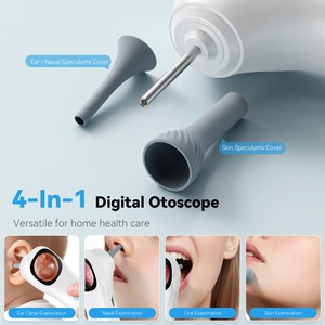 กล้องดิจิตอล4อิน1 1080P HD ช่องจมูก<span class=keywords><strong>ผิว</strong></span>หนังบริเวณปากเครื่องตรวจจับช่องหูแบบชาร์จไฟได้1000mAh - Product Image 5