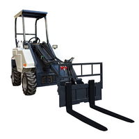 Mini chargeuse télescopique diesel EURO5 avec pompe hydraulique Eaton, transmission intégrale 4x4, haute efficacité pour travaux de construction