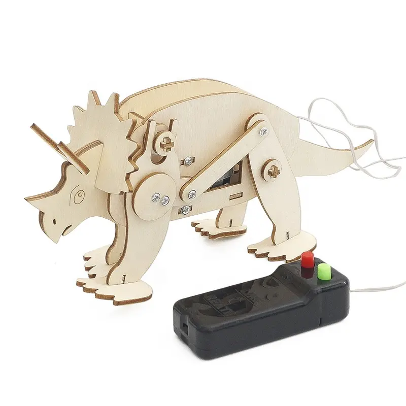 DIY electric walking dinosaur arts and crafts supplies for kids
