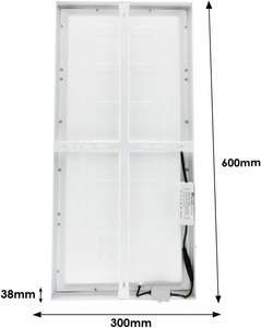 Panel <span class=keywords><strong>LED</strong></span> de Superficie Ledme, 60x30 cm, 24 W, Color Blanco Frío Neutro (CCT), 2400 Lúmenes, Controlador de Aluminio y Plástico - Product Image 3