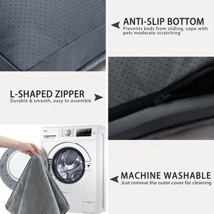 Beliebtes Großhandel-Bettwäsche Luxus weiches Push flexibel glatt kurz Kunstfell Welpen Haustierprodukte Hundebett Katzenbett - Product Image 5