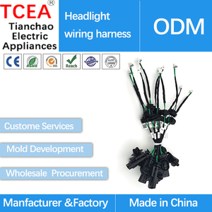 定制型前中心位置灯总成线束，带连接器 1-1703494-1 1718758-1，用于汽车灯系统改装 - Product Image 2