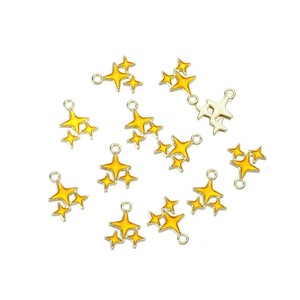 Star Shape Alloy Pendants Mixed Colors For <b>Bracelet</b> Making Jewelry Findings AC1460 - Product Image 4