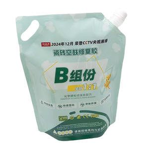 Bolsa de pie de embalaje brillante de 1L personalizada, bolsa portátil duradera para bolso, bolsa con caño para limpiador de ventanas de coche, líquido químico - Product Image 6