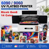 Mesin Cetak Relief UV Jucolor Industrial Direct-to-Object 9060, Printer UV 6090 dengan Ricoh Gen6 CCD