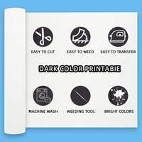 Film PU imprimable éco-solvant pour transfert thermique, feuilles de vinyle imprimables jet d'encre, rouleau pour textile et T-shirt