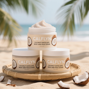 Exfoliante exfoliante <span class=keywords><strong>de</strong></span> coco para cuerpo y cara, exfoliante natural con nutrición para una piel suave compatible con etiqueta privada OEM/ODM - Product Image 3