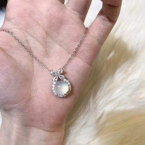 S925 Pure <b>Silver</b> Short <b>Necklace</b> <b>for</b> <b>Women</b> Elegant Starry Sky Inspired Light Luxury Pearl Collarbone <b>Chain</b> Sparkling Super - Product Image 3