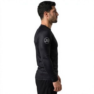 Rashguard Unisex de Manga Larga para BJJ MMA, Compresión UPF50+, Estampado por Transferencia de Calor, Spandex/Poliéster 230g para No-Gi - Product Image 4