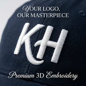 Gorra de Béisbol Negra Satinada de Moda 2026 con Bordado de Logotipo '<span class=keywords><strong>KH</strong></span>' Gótico Blanco, Gorras de Hip Hop Streetwear de Alta Calidad - Product Image 2