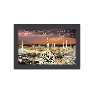 Horloge murale numérique <span class=keywords><strong>de</strong></span> prière Alfajr Azan <span class=keywords><strong>de</strong></span> grande taille pour mosquée avec application <span class=keywords><strong>de</strong></span> prière et écran tactile Android - Product Image 4