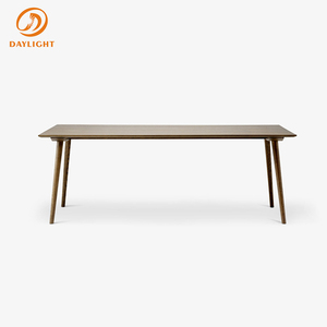 Mesa de Comedor Rectangular de Madera de Mango <span class=keywords><strong>con</strong></span> Marco de Hierro Sólido, Diseño Moderno y Contemporáneo, Estilo Industrial para Cocina o Restaurante - Product Image 4