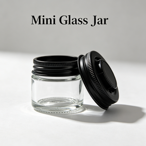 Barattoli in Vetro Trasparente da 1oz, 2oz, 4oz con Coperchi in Metallo, Contenitori Sicuri per Alimenti, Ideali per Degustazione di Spezie e Uso Cosmetico - Product Image 2
