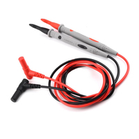JIALUN 20A 1000V Cable de prueba para multímetro de cobre con aislamiento de silicona, kit de cables de alta corriente rojo y negro