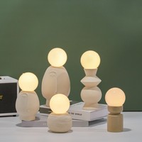Lampes de table en forme d'éléphant en céramique Lampes modernes en porcelaine pour la décoration de la maison