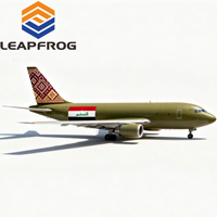 Transport aérien et express Chine-Bagdad, transit en 8-10 jours, assurance incluse, par Shenzhen Leapfrog Carrier pour vêtements et textiles