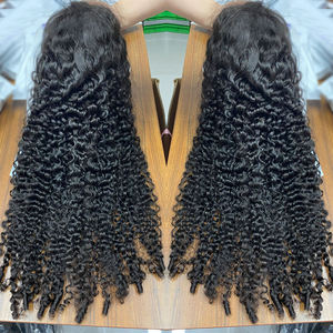 Peluca de Cabello Humano Natural Virgen Vietnamita con Ondas de Agua Widows Peak, Frontal de Encaje HD Completo, Sin Pegamento, al por Mayor - Product Image 2
