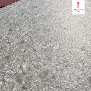 Planche de comptoir en pierre frittée aspect terrazzo gris moyen 1600x3200mm, finition mate, stratifié émaillé, résistant aux acides, pour extérieur - Product Image 2