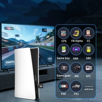 Console de jeu rétro RS5 64 Go/128 Go 30000+ 4K HD 3D avec deux manettes de jeu sans fil, prise US/EU