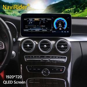 Reproductor Multimedia para Auto, Estéreo con GPS, CarPlay, Pantalla QLED de 12.3 Pulgadas y 1920*720 para Benz Clase C C200 W205 C250 C180 C260, Android 12 - Product Image 1