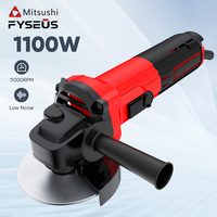 Fyseus Heavy-Duty Super Pratique 1100w 100mm 11000rpm Meuleuse d'angle puissante ou Mini meuleuse d'angle