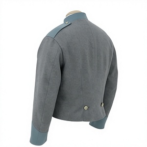 Chaqueta de Lana Vintage para Hombre, Cuello Alto, Reflectante, con Logotipo Personalizado, para Invierno y Actividades al Aire Libre - Product Image 6