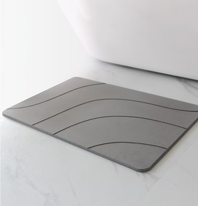 Khắc không trượt thấm nước diatomaceous Trái Đất phòng tắm Mat làm bằng đá nhanh khô Tắm Mat Diatomite đá Tắm Mat - Product Image 3