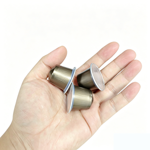 Capsules de thé en aluminium doré, emballage en boîte de conserve pour thé vert, design réutilisable et écologique - Product Image 4