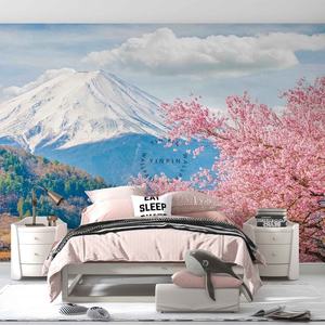 Japón <span class=keywords><strong>Monte</strong></span> <span class=keywords><strong>Fuji</strong></span> Sakura vista 3D pelar y pegar papel tapiz para <span class=keywords><strong>restaurante</strong></span> - Product Image 5