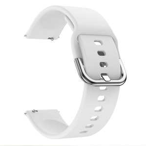 Bracelet de montre en silicone 20mm pour <span class=keywords><strong>Samsung</strong></span> Galaxy <span class=keywords><strong>Watch</strong></span> <span class=keywords><strong>Active</strong></span> 2/S3/<span class=keywords><strong>Watch</strong></span> 4/5 - Product Image 4