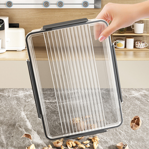 Recipiente de Almacenamiento de Alimentos Plegable, Portátil, Hermético y a Prueba de Fugas, de Bambú y PET, Diseño Moderno <span class=keywords><strong>Vacare</strong></span>, Capacidad de 320 ml, para Vacaciones - Product Image 2