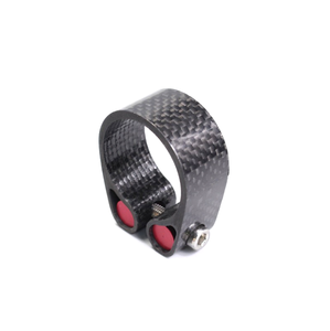 Alta calidad 27,2 30,8 31,6mm fibra de carbono ultraligero bicicleta de carretera MTB bicicleta de montaña <span class=keywords><strong>tija</strong></span> de sillín <span class=keywords><strong>Abrazadera</strong></span> para piezas de bicicleta - Product Image 3
