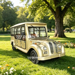 Vehículo Eléctrico Retro Vintage Adaptado para Carretera, Coche Clásico Personalizado para Turismo en Zonas Escénicas de Montaña - Product Image 6