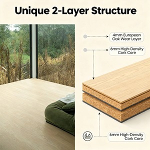 Suelo de Madera Compuesta de 3 Capas de Alta Calidad, Roble Blanco para Exteriores, <span class=keywords><strong>Precio</strong></span> de Fábrica Directo al por Mayor - Product Image 3