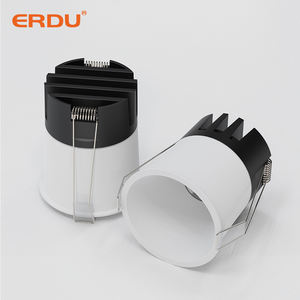 ERDU 7W LED encastré Downlight <span class=keywords><strong>Cchrome</strong></span> réflecteur luminaire pour hôtel Led downlight projecteur - Product Image 1