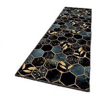 LYYK Modern Polyester Hallway Runner Rug for Kitchen Bedroom Living Room-Non-Slip Washable Customizable by Meter 40x180cm