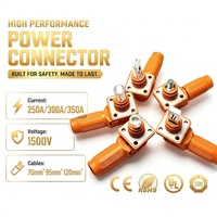 Connecteur Amphenol Surlok Plus, fiche filetée 70mm²/95mm²/120mm², 1500V CC, unipolaire, pour connexions de câbles d'alimentation de batteries au lithium