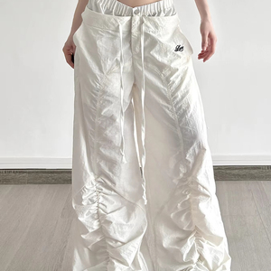 Completo Sportivo da Donna: Top Halter Trasparente a Maniche Corte + Pantaloni Lunghi <span class=keywords><strong>Sexy</strong></span>, <span class=keywords><strong>Abbigliamento</strong></span> <span class=keywords><strong>Casual</strong></span> Femminile - Product Image 1