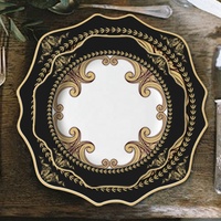Chargeur et plaque d'adaptation de tournesol 13 "pour la restauration de buffet de banquet de restaurant d'hôtel