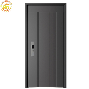Porte d'entrée extérieure en acier moderne, vente chaude, nouvelle conception, fonction antivol pour les entrées de <span class=keywords><strong>maison</strong></span> - Product Image 3