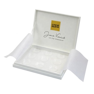 2021 Custom Hard MDF Wooden Board Gift Chocolate <b>Box</b> Paaging With Clear Blister Tray - Product Image 1