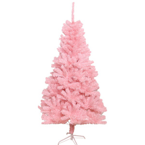 Vente en gros usine : Nouvel ensemble d'arbres de Noël roses tendance (45-210 cm) – Arbre en PVC décoré de flocons de neige et de boules - Product Image 5