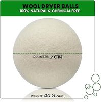 Nouveautés 2026 : Boules de séchage écologiques en laine mérinos 100 % naturelle de Nouvelle-Zélande, faites à la main, 6 pièces, couleur personnalisée, vues à la télévision