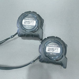 Probon Tape Measure 25 Ft X 7.5 M Self Winding Steel Blade Automatic Return Push Button Lock - Product Image 2