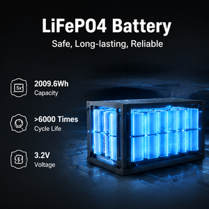สถานีพลังงานแสงอาทิตย์แบบพกพา 500W พร้อมแบตเตอรี่ LiFePO4 ความจุ 2000Wh คลื่นไซน์บริสุทธิ์ และตัวควบคุม MPPT สำหรับพื้นที่ห่างไกล - Product Image 6