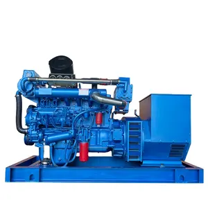 Ricardo engine powered marine diesel generator 80kw 100kw 120kw water cooled generating sets for sale