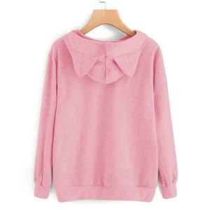 High Quality Blank Customized Logo Long Sleeve Women Hoodie Women Cotton Casual <b>Hoodies</b> for Women - Product Image 2