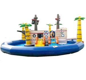 Amusant gonflable personnalisé, jeux multiples pour enfants, piscine d'eau, <span class=keywords><strong>parc</strong></span>, bateau de pirate, jeux de fête, jungle - Product Image 2