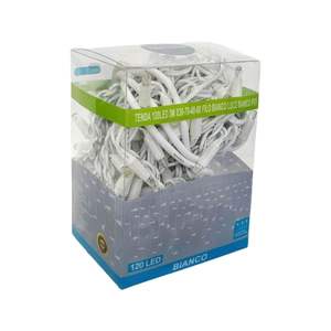 Guirlande lumineuse LED Gloca 3m, fil blanc, IP65, lumière blanche 5000K, éclairage de fête - Product Image 5