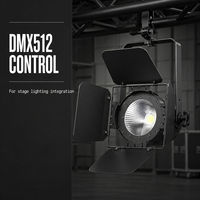 Projecteur LED COB 200W avec zoom, lumière de scène DMX512 pour théâtre, mariage, DJ, fête, boîte de nuit